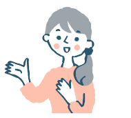 話している女性